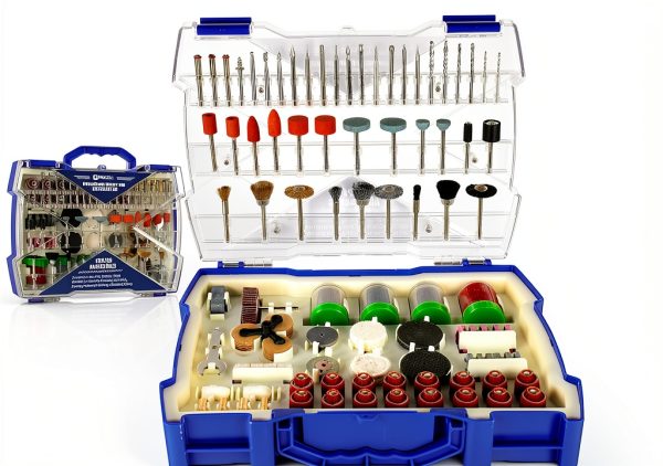 HARDELL Rotary Tool Accessories Kit 282pcs 1/8" Shank Compact Case-6