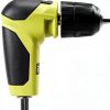 RYOBI Right Angle Drill Attachment 1/2 to 3/8 Black Green-1