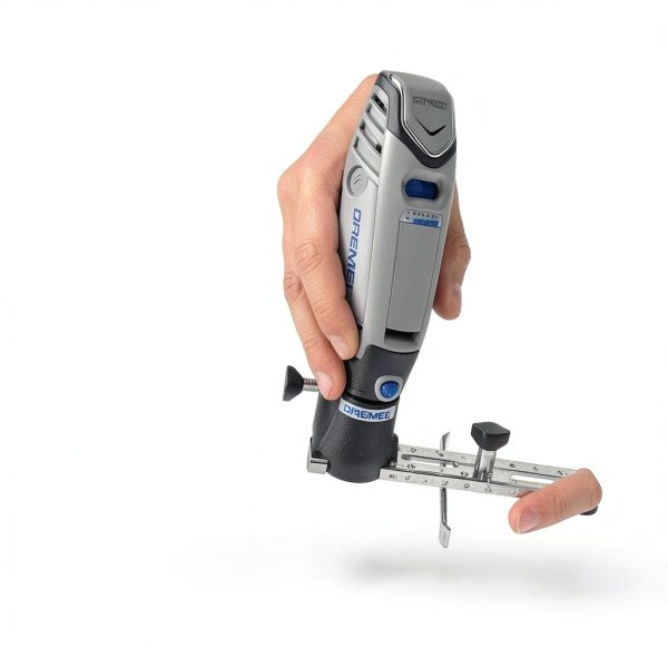 Dremel Circle Cutter & Straight Edge Guide Attachment 678-02 Silver-1