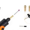 HARDELL 69pcs Rotary Tool Accessories, Power Rotary Tool Accessories kit with 1.0/1.6/2.3mm Diameter Shanks, Universal Rotary Tool Bits for Woodworking, Drilling, Engraving, Polishing, Carving-2