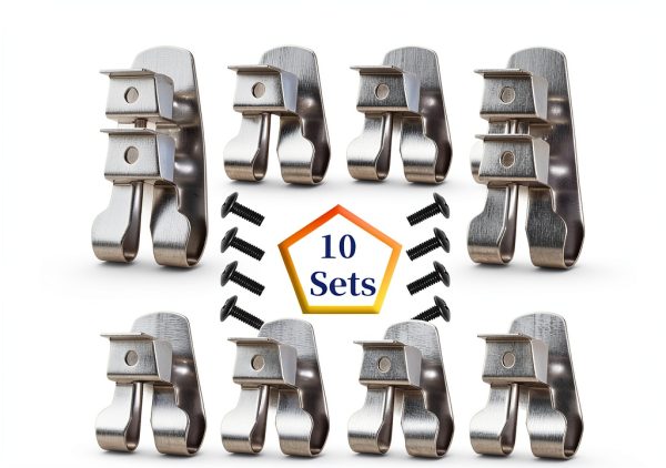 Belt Clip 10-Pack Steel Replacement for Ryobi Ridgid 18V Tools-3