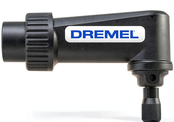 Dremel 575 Right Angle Attachment, Right Angle Drill Adapter for Rotary Tool-0