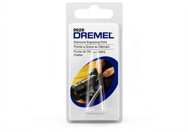 Dremel 9929 Rotary Tool Engraver Bit with Diamond Point Grey 0.1in-4