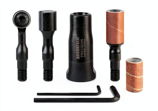 Arbortech Precision Carving System - 3 Piece Precision Power Carving Attachment Set for Woodworkers Featuring Mini Ball Gouge - PCS.FG.1000.20-0