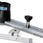 Dremel Circle Cutter & Straight Edge Guide Attachment 678-02 Silver-0