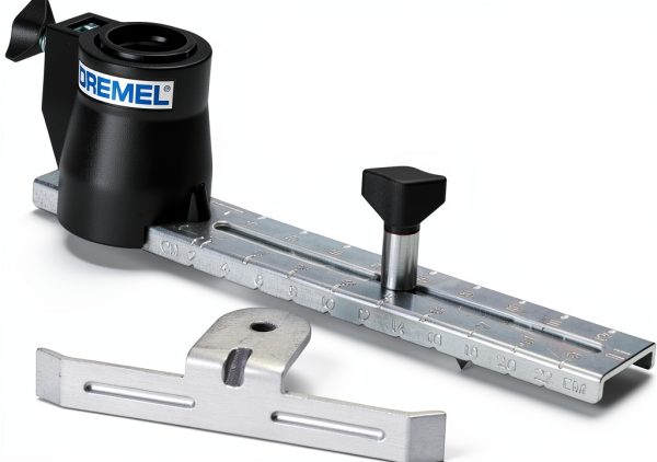 Dremel Circle Cutter & Straight Edge Guide Attachment 678-02 Silver-0