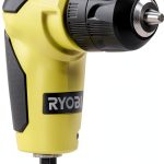 RYOBI Right Angle Drill Attachment 1/2 to 3/8 Black Green-0