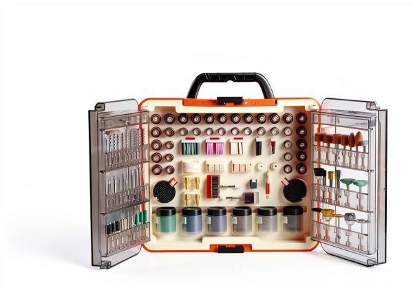483Pcs Rotary Tool Accessories Kit, Universal Rotary Tool Attachments Set with Storage Case, Multi-Purpose Rotary Tool Bits for Sanding, Cutting, Grinding, Carving, Drilling, Polishing & DIY Crafts-2