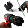 Nut Spinning Drill Attachment for 1/4", 3/8", 1/2" Threaded Rods, Hex Shank Nut Extractor Attachment for Power Drills, Bolt Removal Tool for Conduit Racks, Strut Channel Systems-4